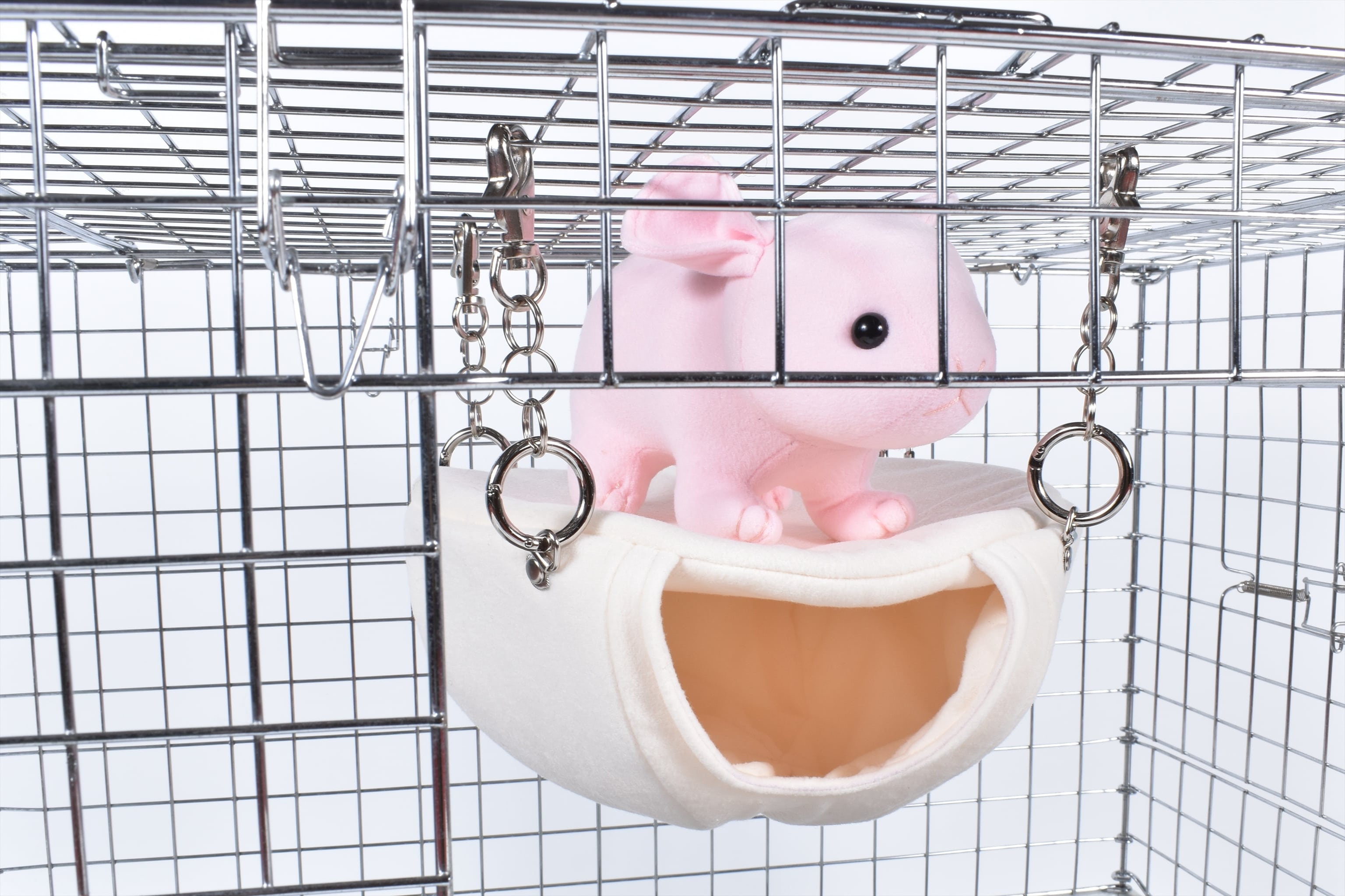 チンチラのハウスにもなるドーム型ハンモック‐プラス工房