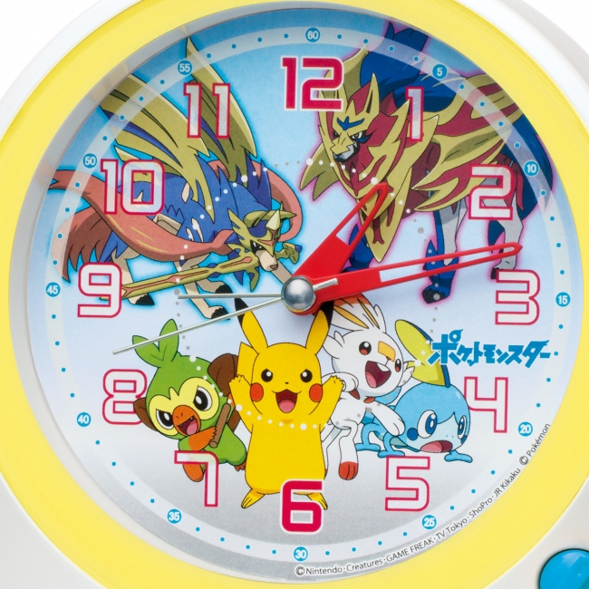 幅広い世代に大人気の「ポケットモンスター」の新しい目ざまし時計を