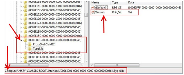 Salesforce for Outlook エラー 「Library not registered (Exception