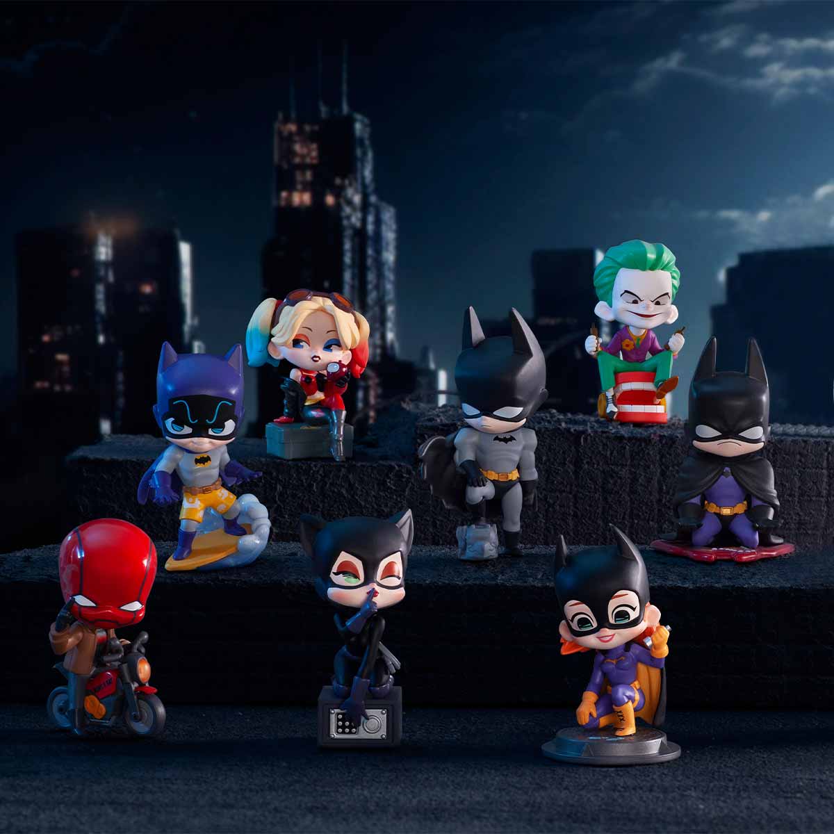POPMART DC GOTHAM CITY シリーズ 7体セット