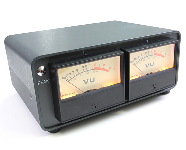 自作ステレオVUメーター191号機（TEACピーク表示付） 【公式通販】