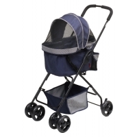 わんわんカート スマートハンディ Safety ストライプグレー