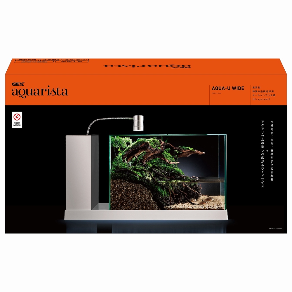 GEX aquarista AQUA-U アクアユー ホワイト ガラス水槽