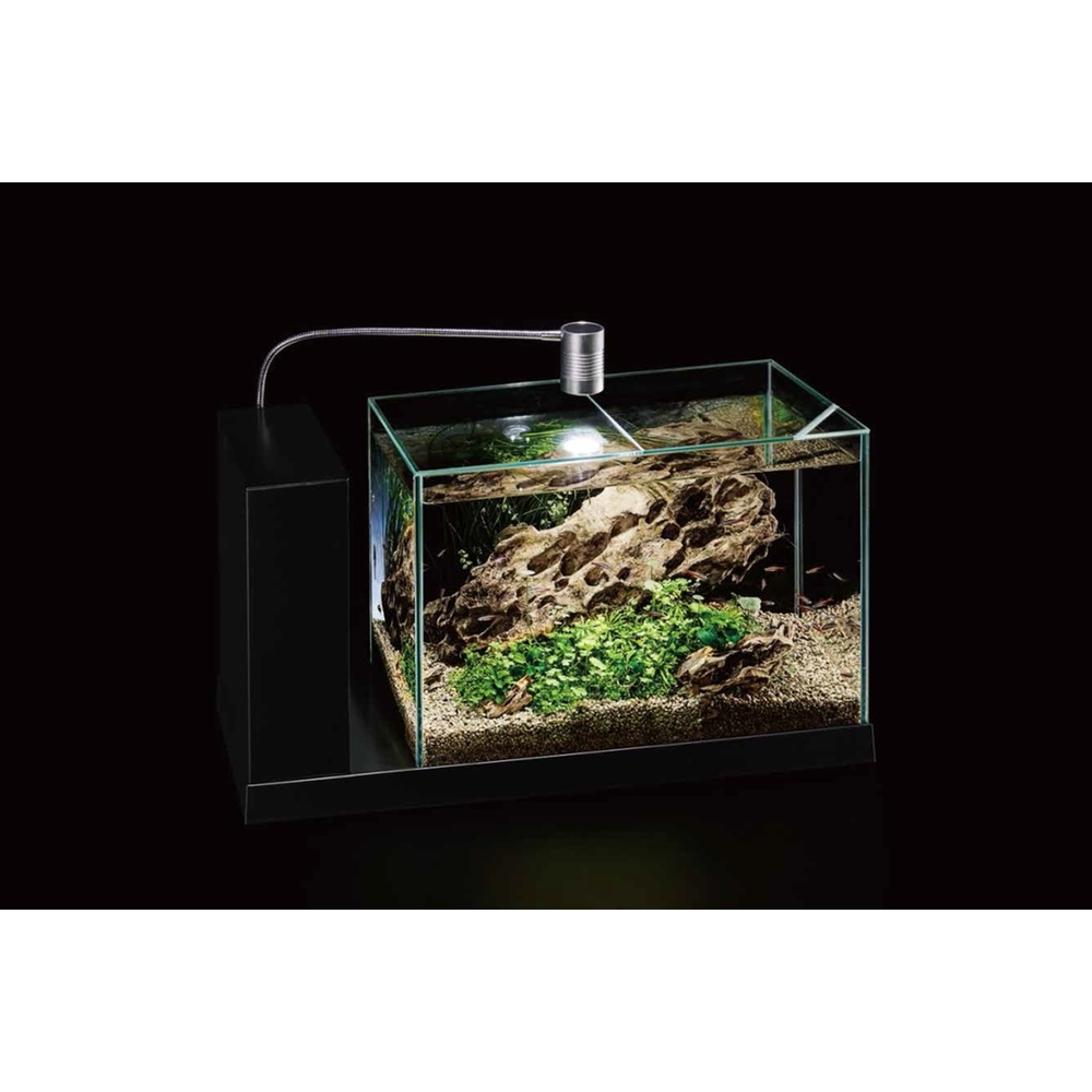 AQUA-U WIDE 黒 小型ガラス水槽セット Ga AQUA-U WIDE Black
