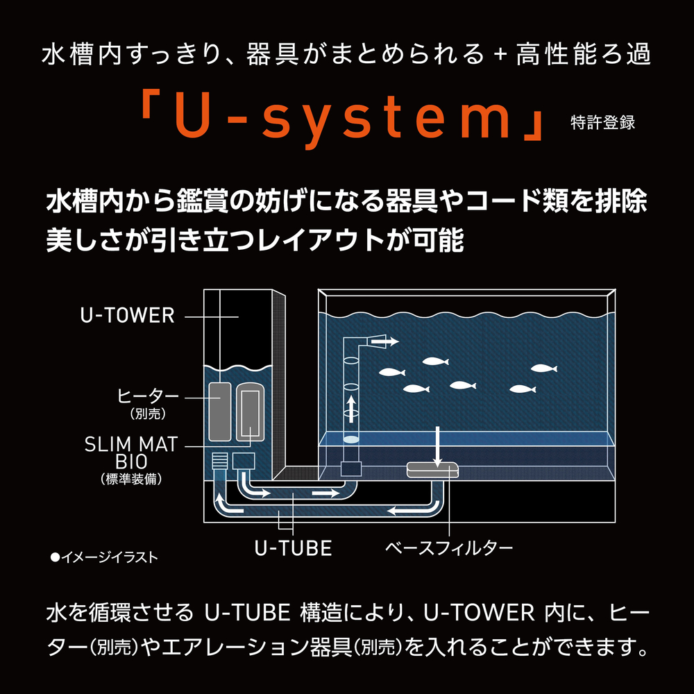 GEX aquarista AQUA-U WIDE 2.0 White | ジェックス株式会社