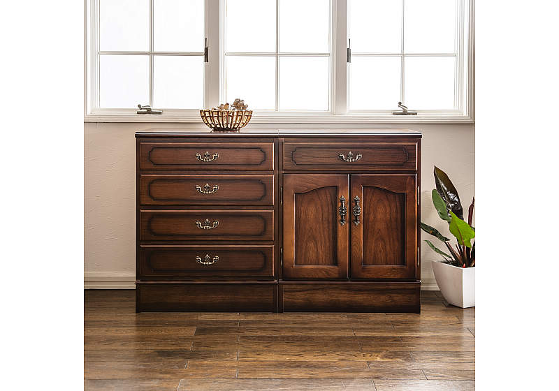 H.shop様専用】カリモク【コロニアル】猫脚 キャビネット・サイド