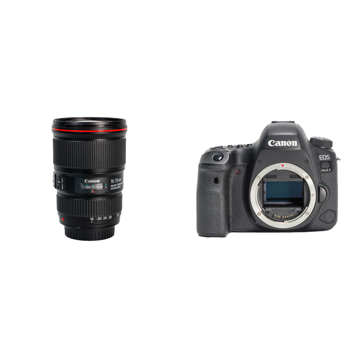 レンタル - Canon 風景撮影にオススメ F4通し広角ズームレンズセット