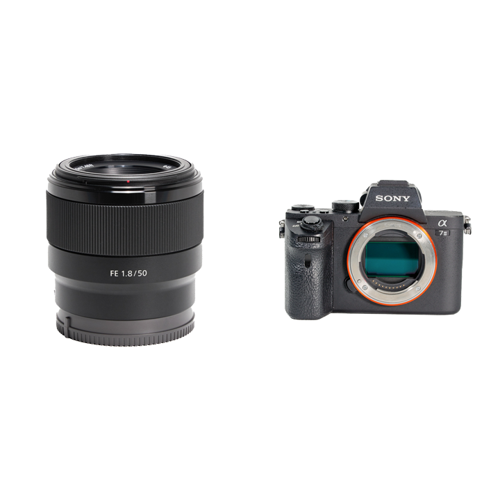 レンタル - SONY フルサイズ単焦点本格デビューセット α7 II + FE 50mm