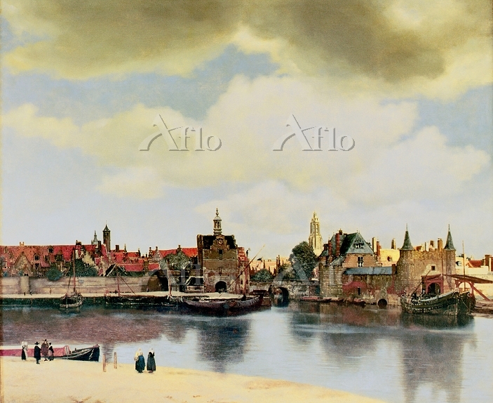 フェルメール 「デルフトの眺望」 [15338943]のアート作品 - アフロ