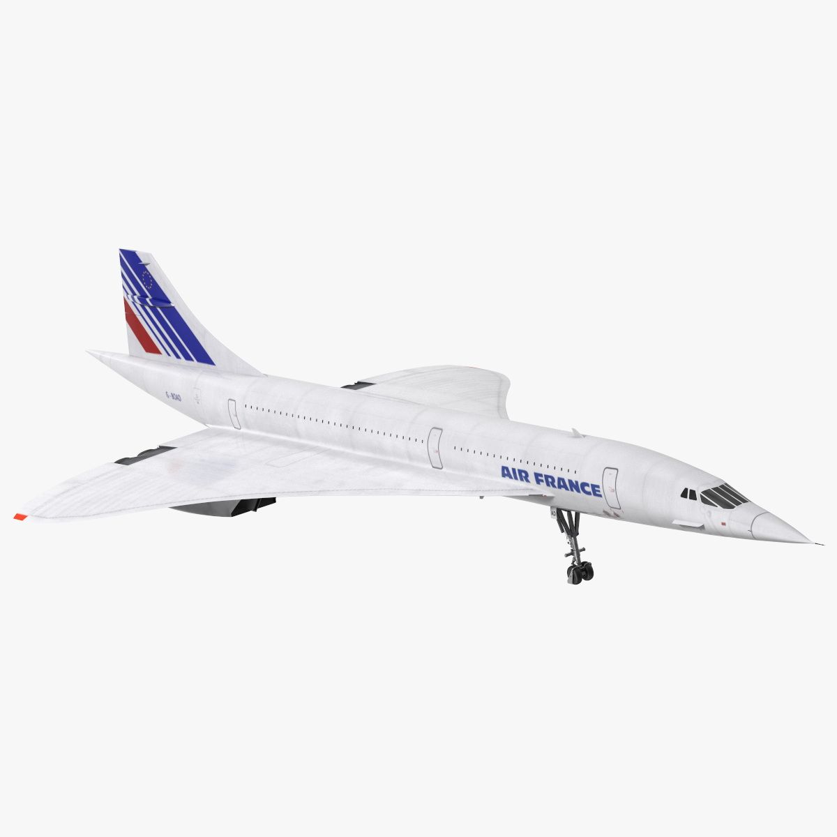 AF フランス航空 Concorde超音速旅客機 2025年新作 六角形 AF フランス