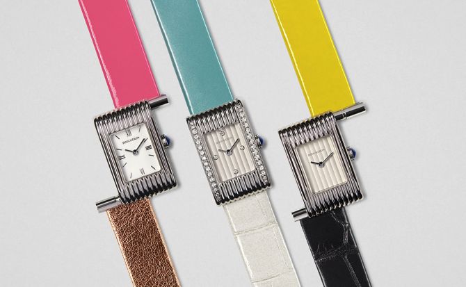 ブシュロンの名品ウォッチ「リフレ」にカラフルなストラップ8種が登場