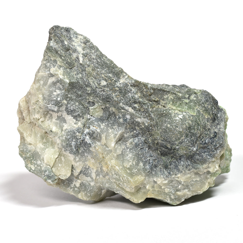 大型逸品！【日高翡翠】極上17kg 原石 鑑賞石 天然石 標本石 国産