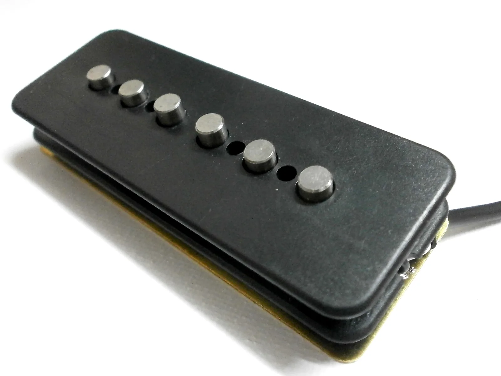 Hybrid P90 BLACK Soap Bar ROD Guitar Pickup Poles Strat