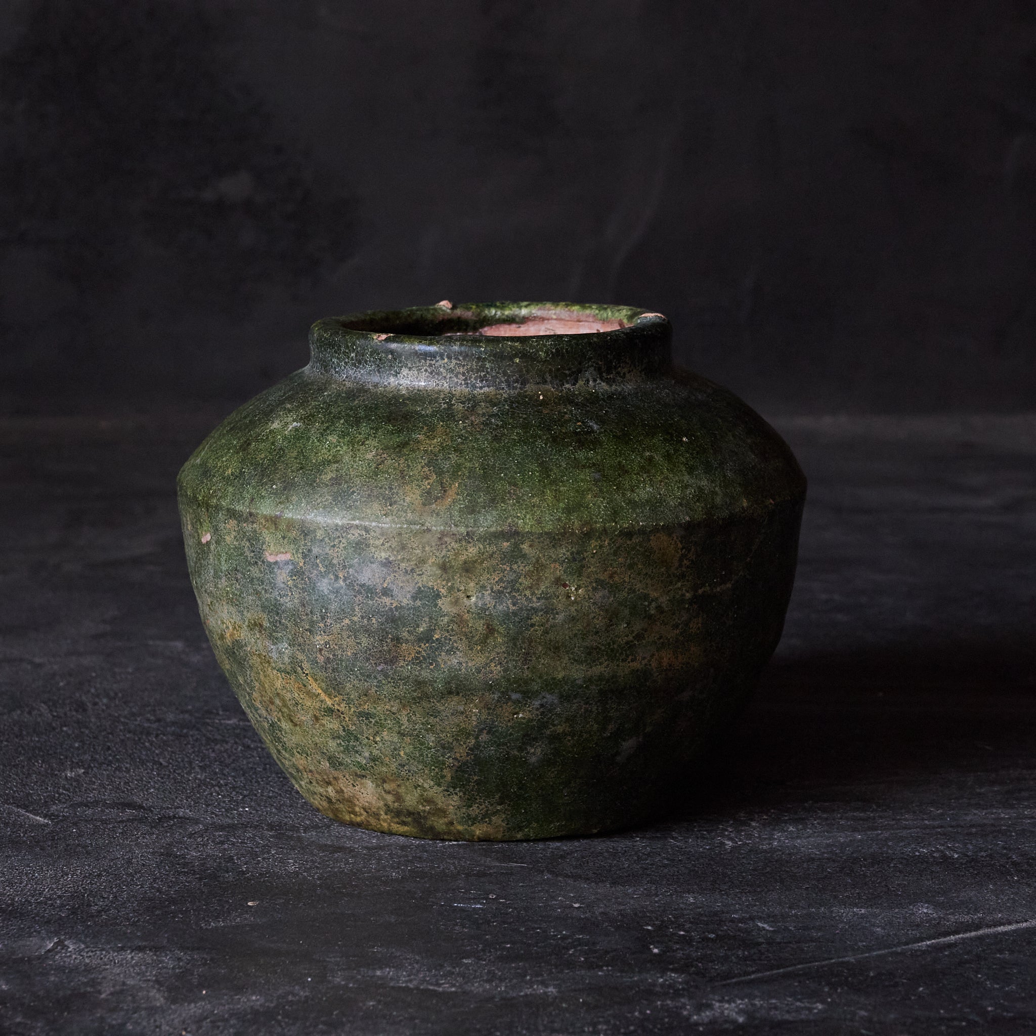 中国古美術中国古陶磁器中国古玩南宋～明朝明代緑釉瓢形小壺鼻煙壺