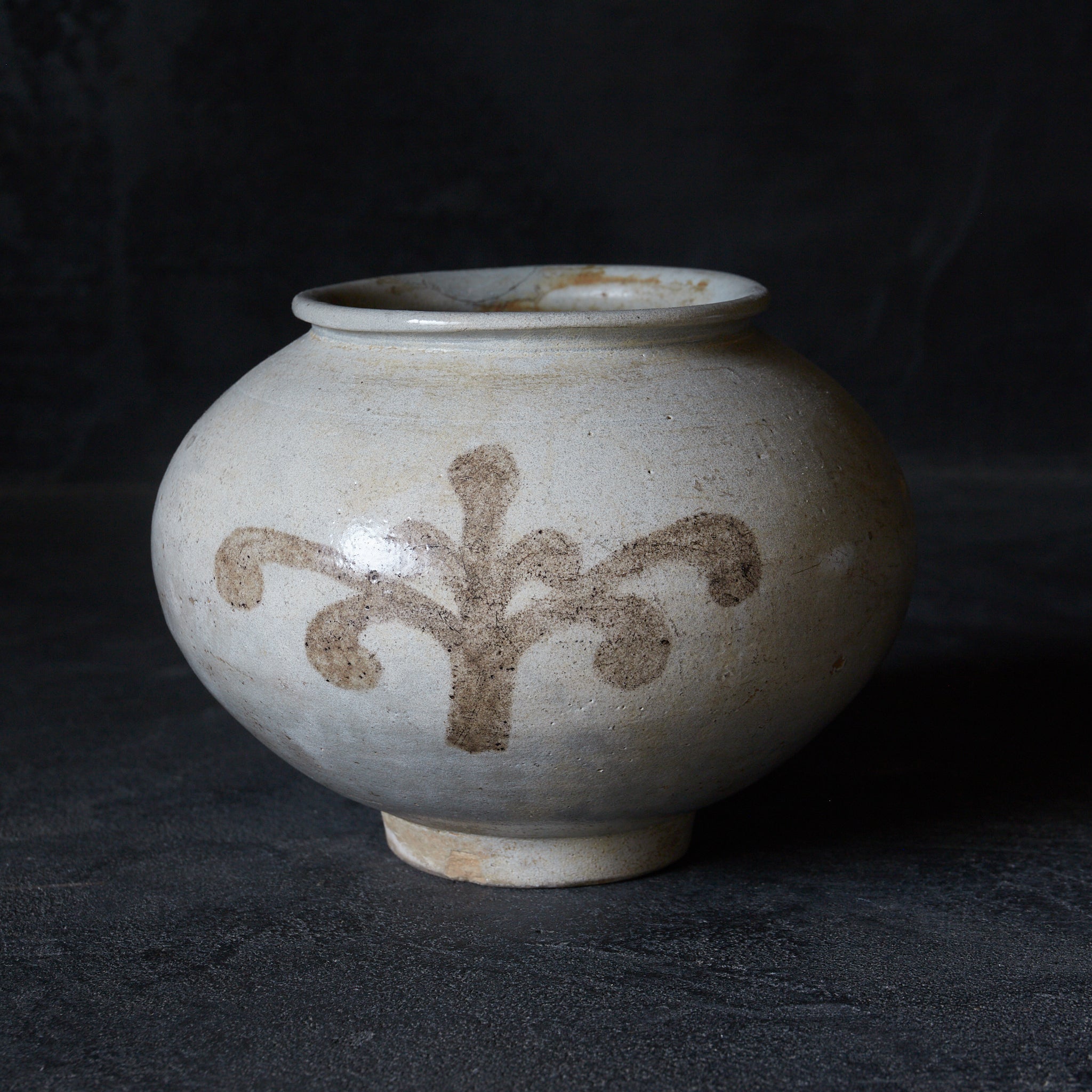 李朝期 李朝草木文壷 李朝時代 李朝期 李朝草木文壷 李