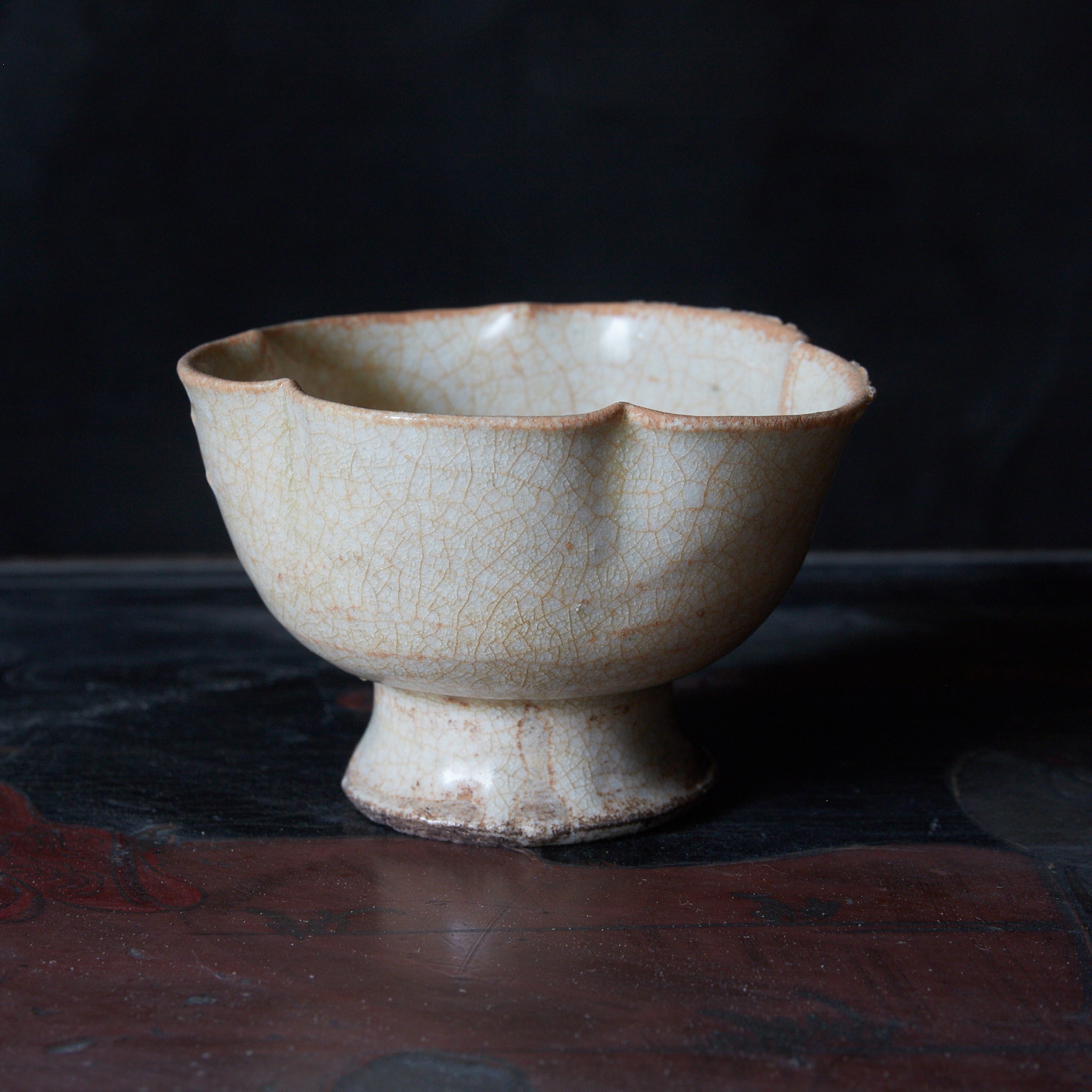 北宋青白磁腰折皿 中国古玩 アンティーク 北宋青白磁腰折皿 中国