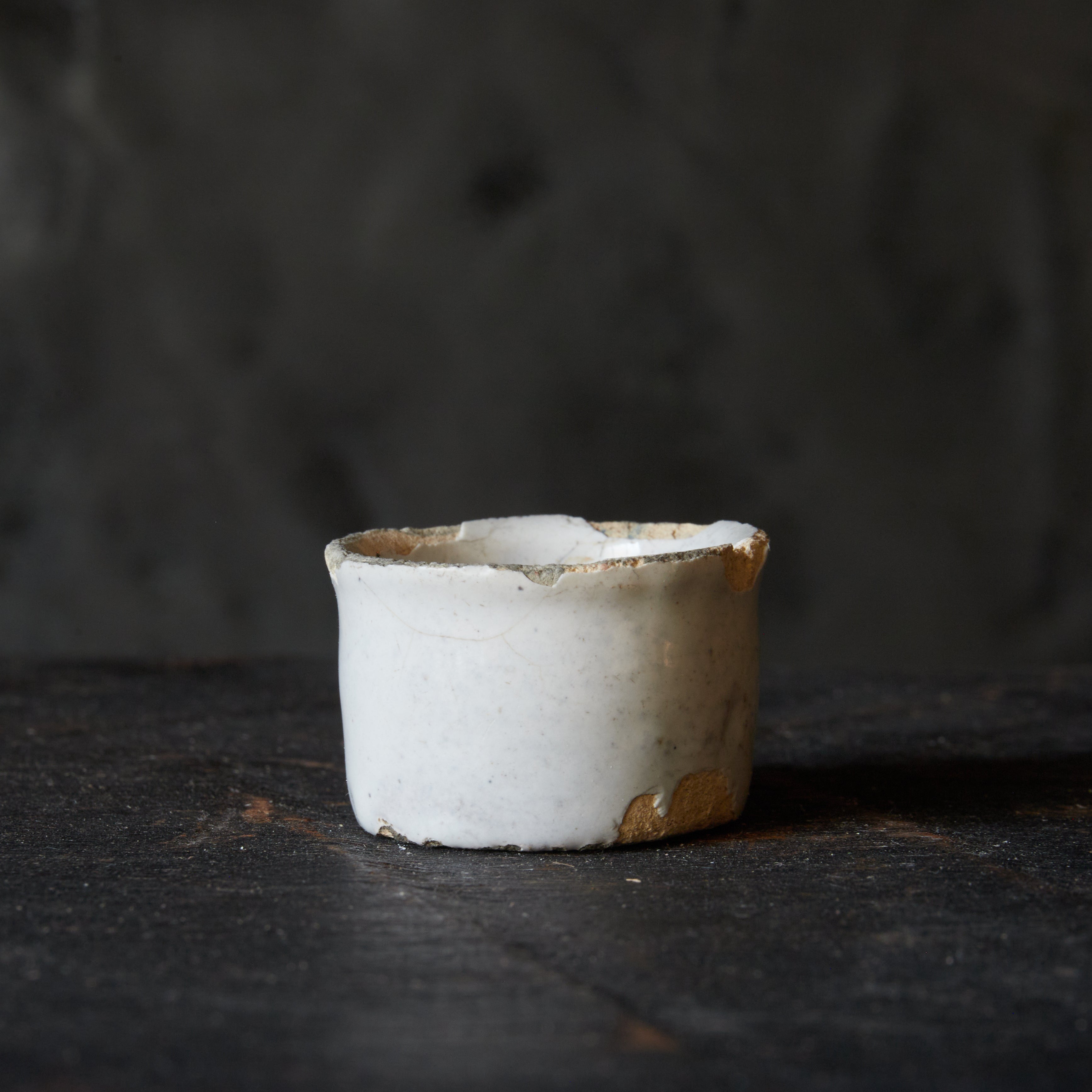 オランダアンティーク 白釉デルフト 小杯（近世：16–19世紀） | 入蘆花