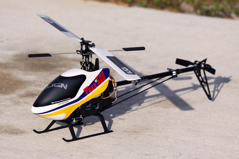 ジャンク扱い)RCヘリ ALIGN TREX 450(2機体、プロポ付き) ALIGN T