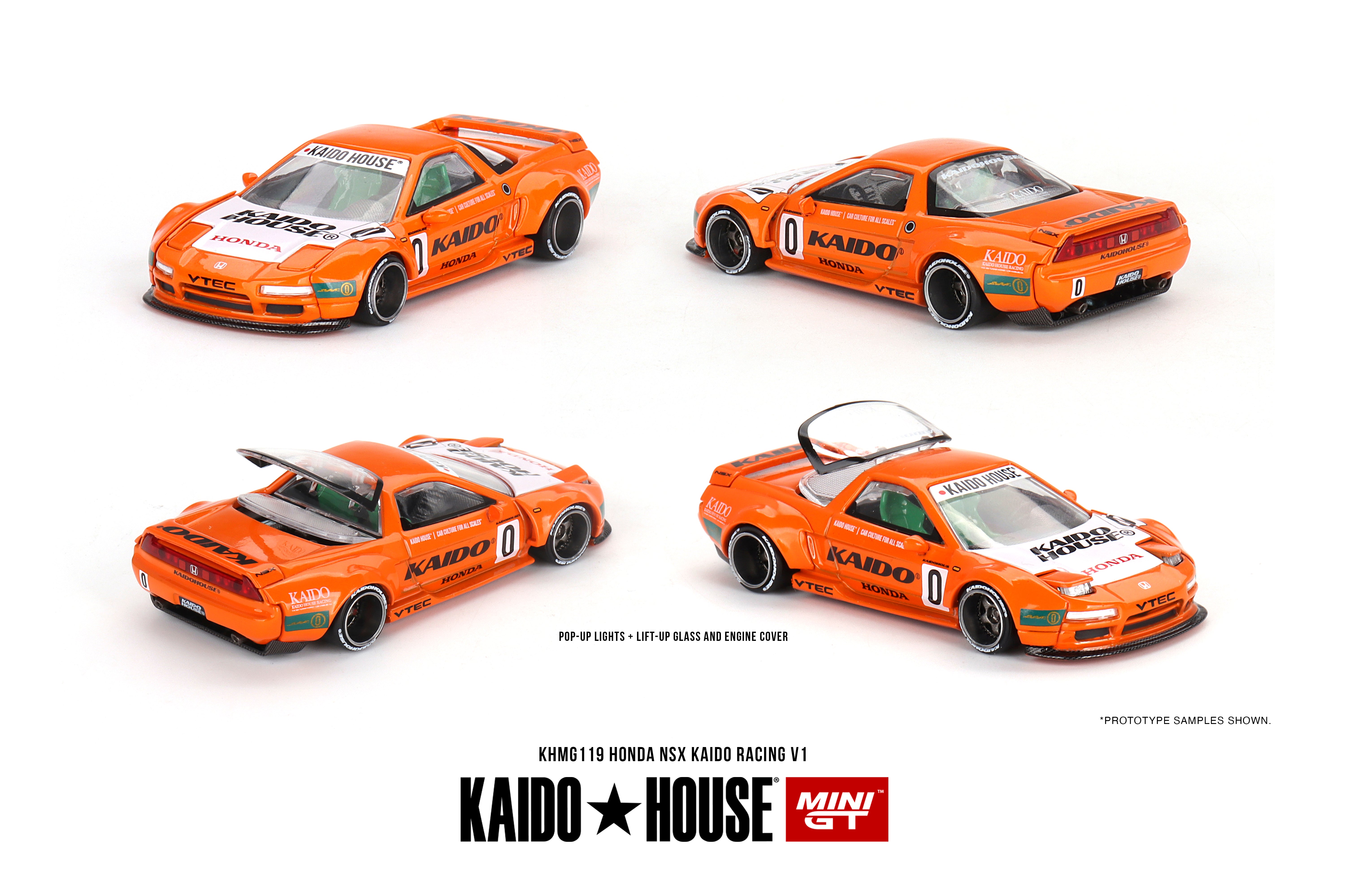 MINIGT KAIDO☆HOUSE NSX SPOON ケース付き