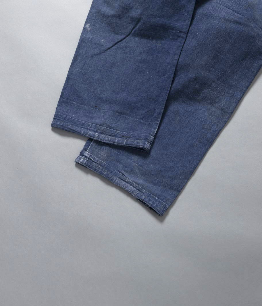 30's インディゴリネンフレンチワークパンツ - Fresh Service