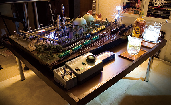 情景ジオラマコンビナート工場