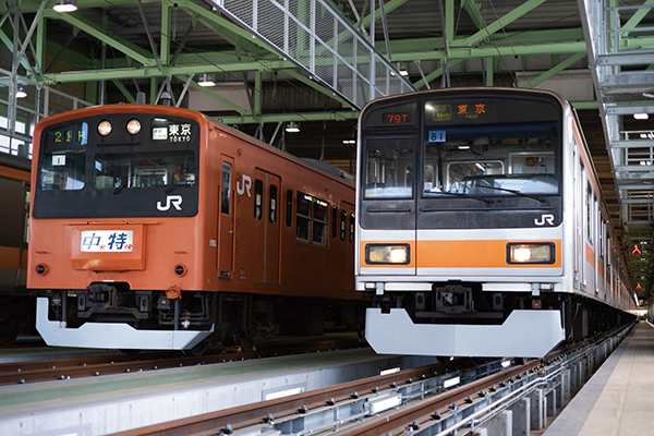 中央線201系 側面方向幕 JR初期タイプ 70コマ 中央線201系