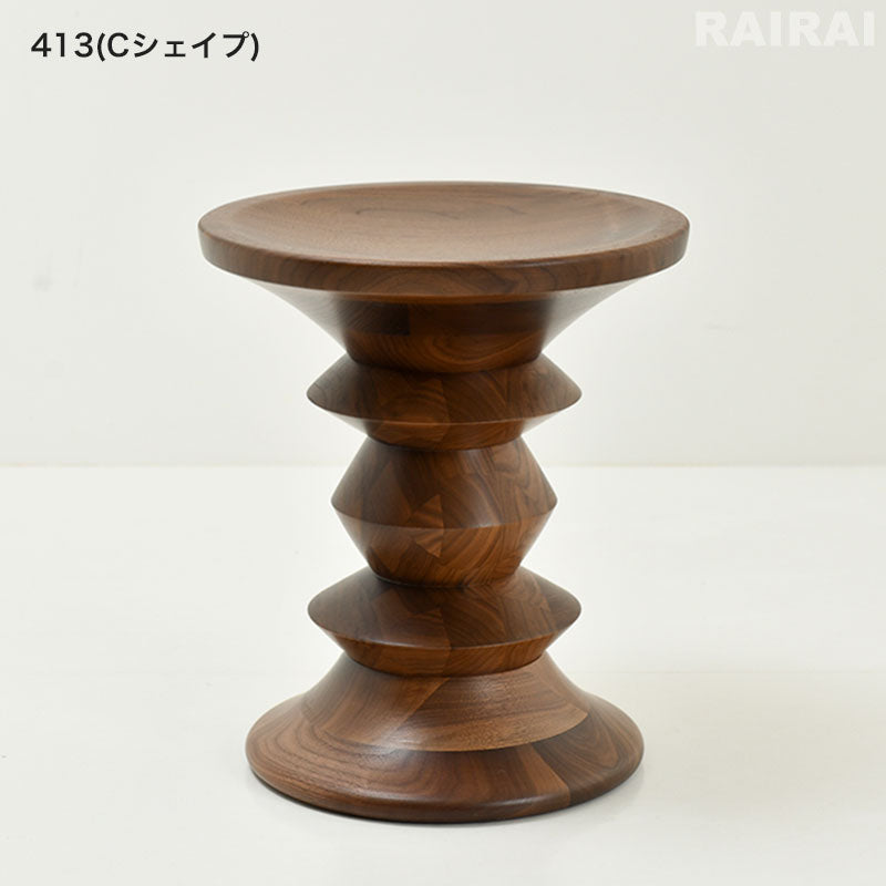 イームズターンドスツール ウォールナット Herman Miller Eames Turned