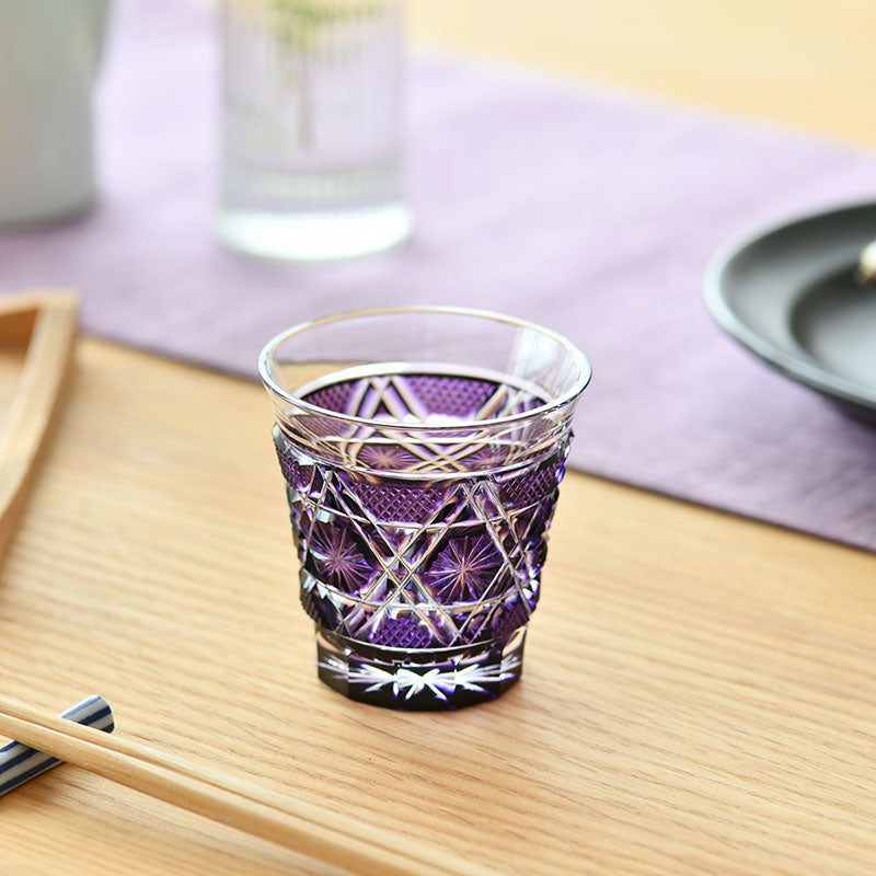 島津薩摩切子 島津磯斉彬竈 冷酒グラス （新品 未使用） 2025年最新