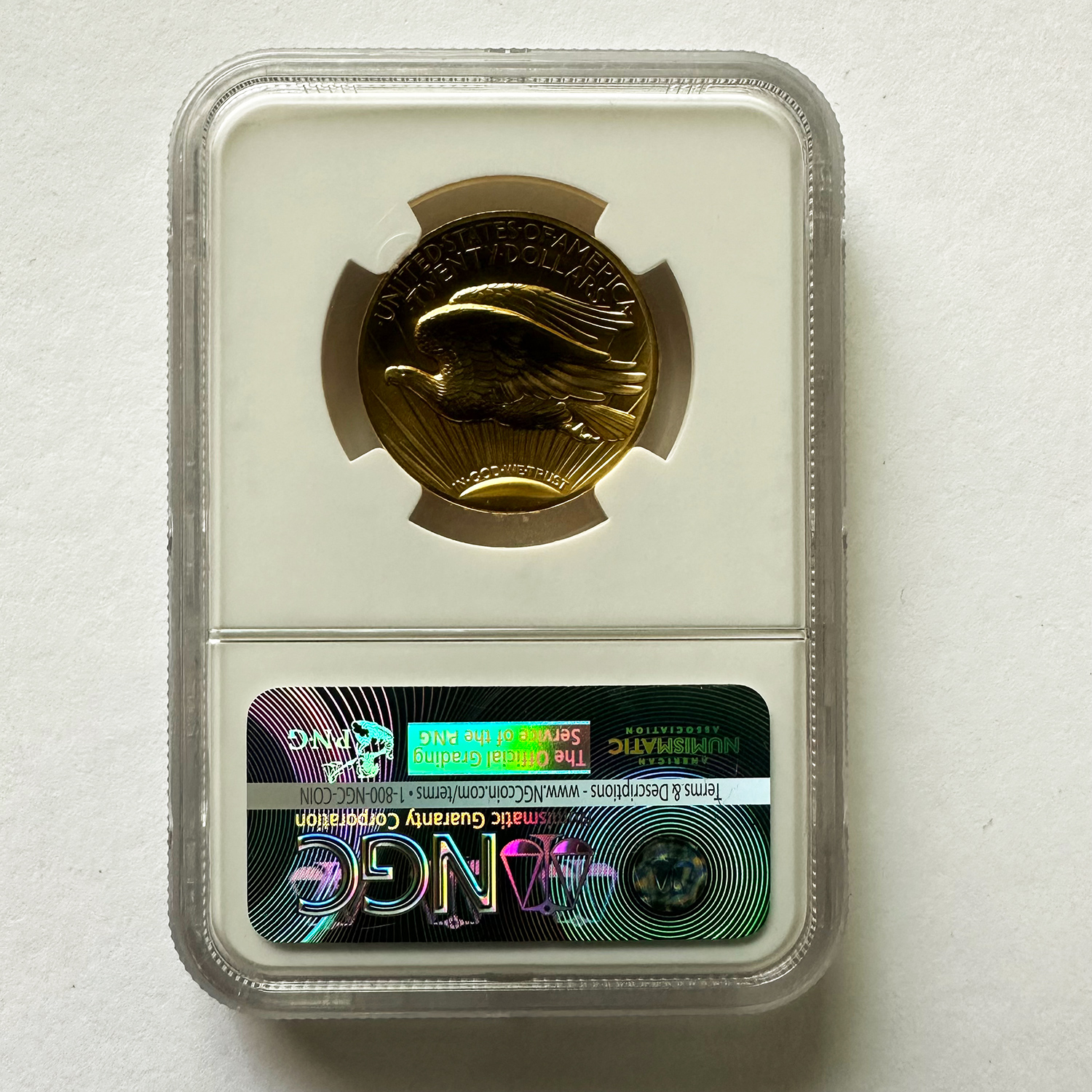 2009 ダブルイーグル ウルトラハイレリーフ アメリカ 20ドル 金貨 NGC