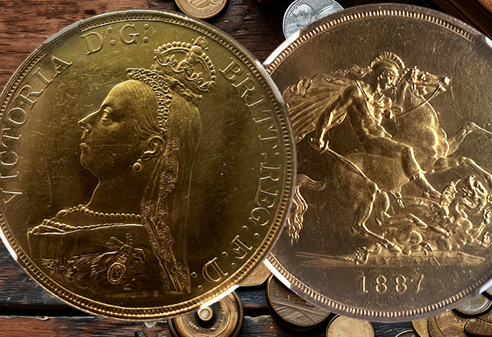 荘厳ヴィクトリア女王 メダリオン金貨 コレクション】重厚感抜群