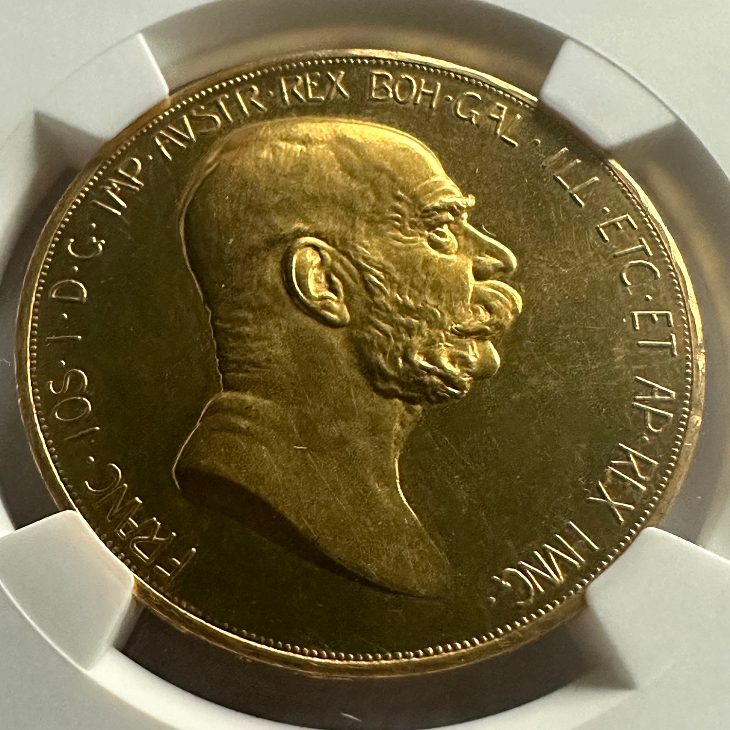 1894年 ハンガリー フランツ・ヨーゼフ 20コロナ金貨 PCGS MS62 1894年