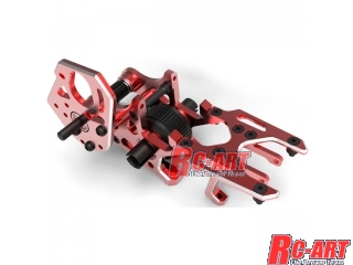 AD-YDHTM-R]YD2用ハイトラクションリアモーターバルクヘッド レッド RC-ART