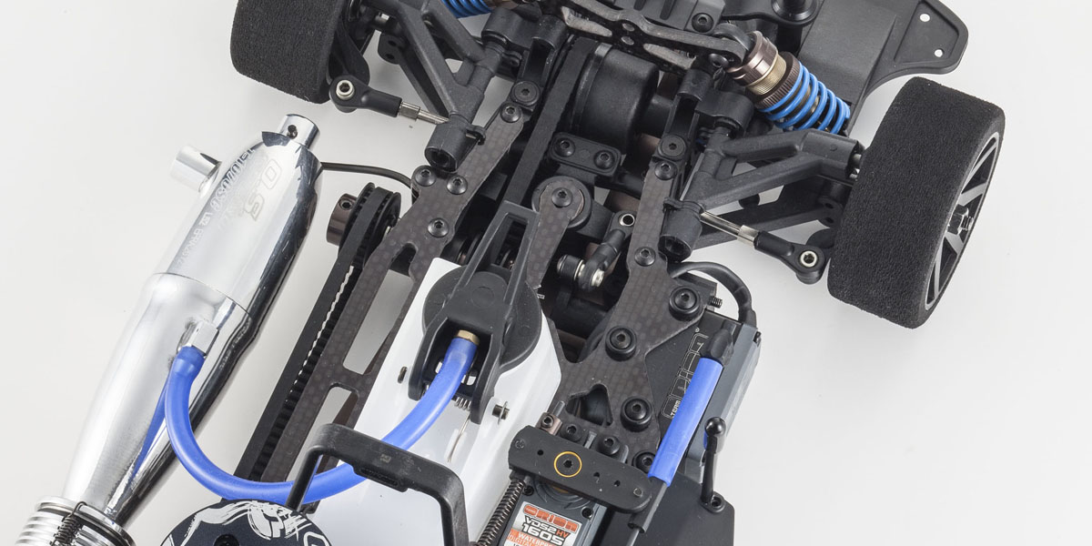 京商V-One R4 (エンジン、マフラー、サーボ付属) KYOSHO V-ONE R4用
