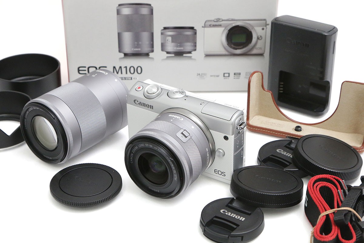 価格.com - CANON EOS M100 ダブルズームキット [ホワイト] 価格比較