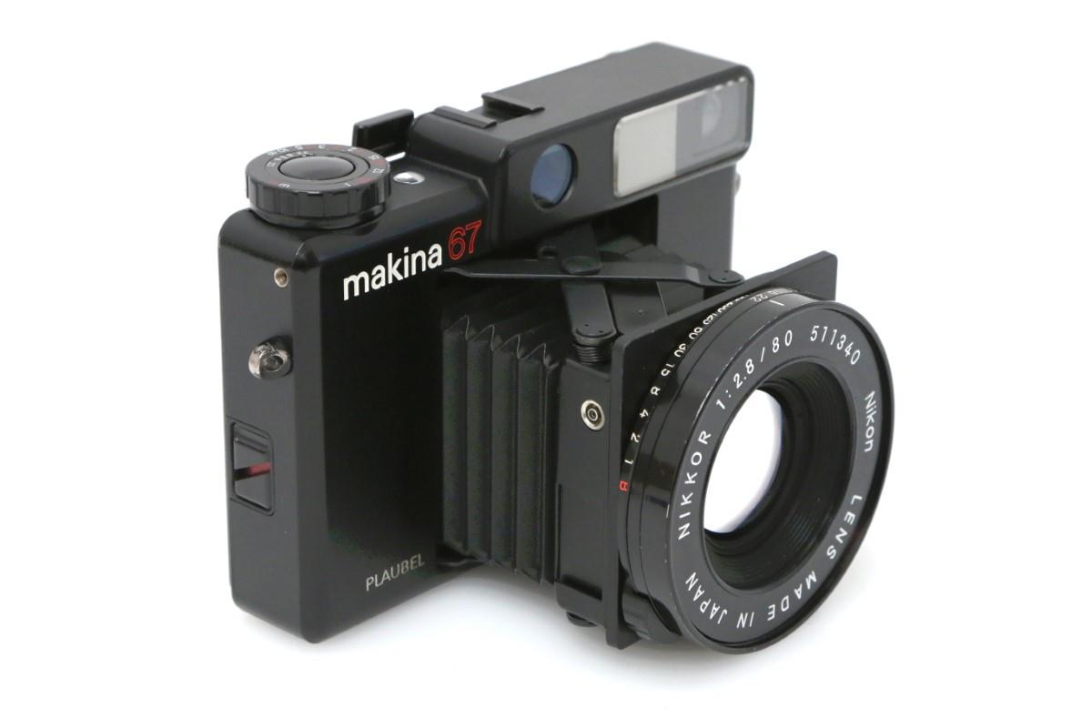 なんと、フィルム付き】Plaubel makina67 マキナ67 美品動作◎ 動作