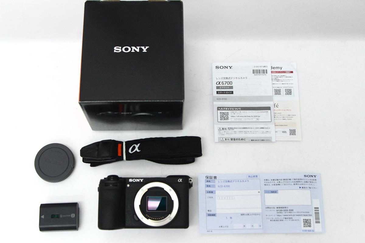 SONY α6700 ILCE-6700 ボディ(ブラック) 付属品あり ソニー ILCE-6700