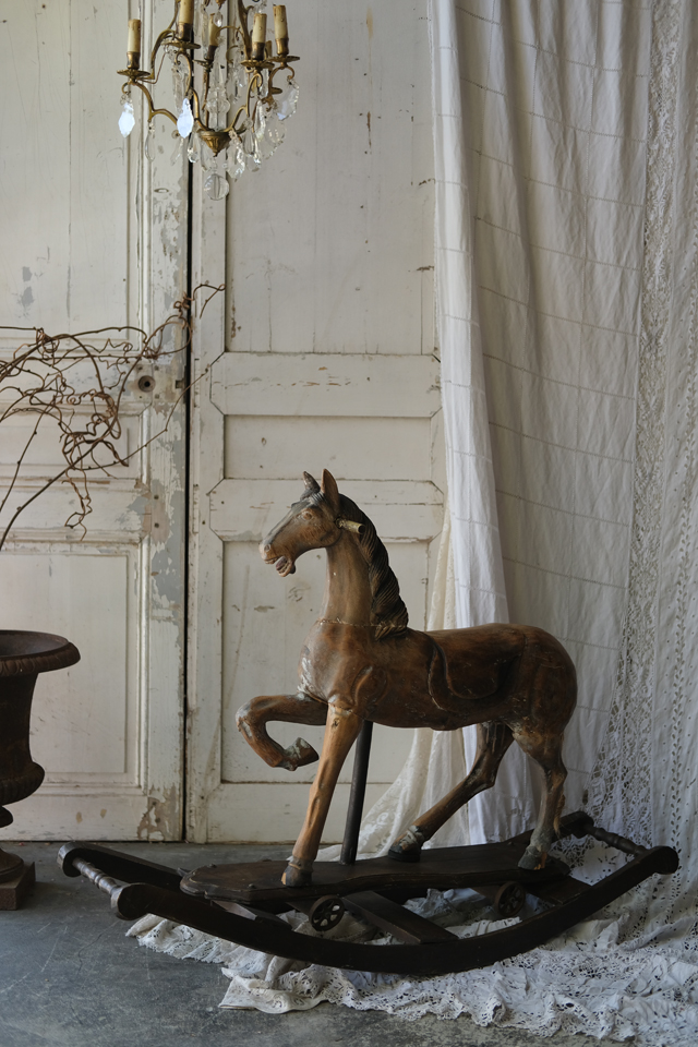 たのメル便】アンティーク 木馬 ロッキングホース フランス イギリス