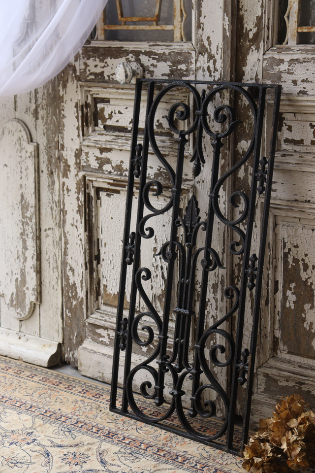アンティーク ガーデンフェンス アイアン フェンス 柵 アンティーク