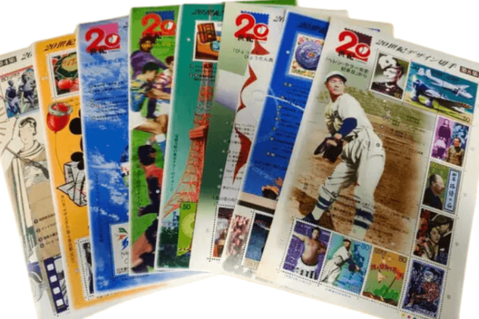 ペンギンさん、20世紀 日本使用済み切手 1-17 完 ペンギンさん、20世紀