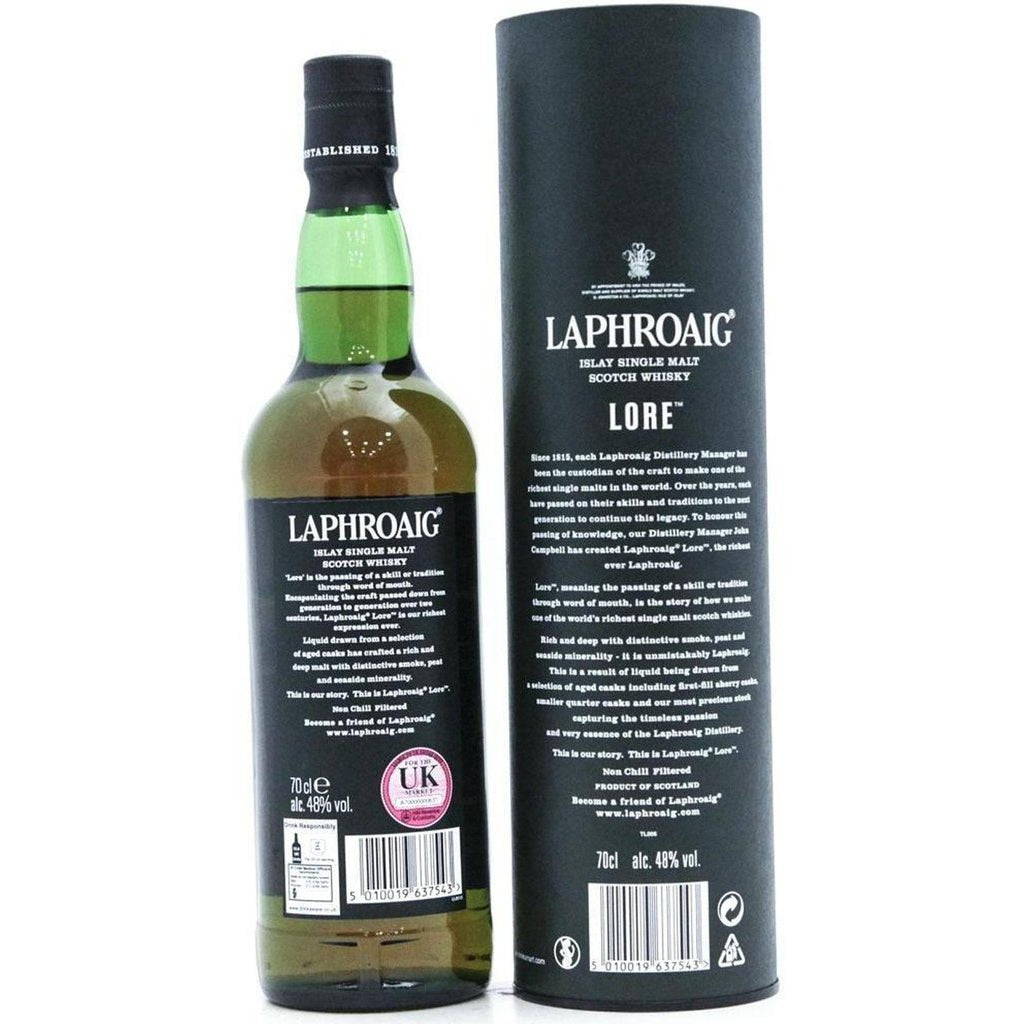 Laphroaig Lore Islay Single Malt Scotch Whisky - 70cl 48% – The