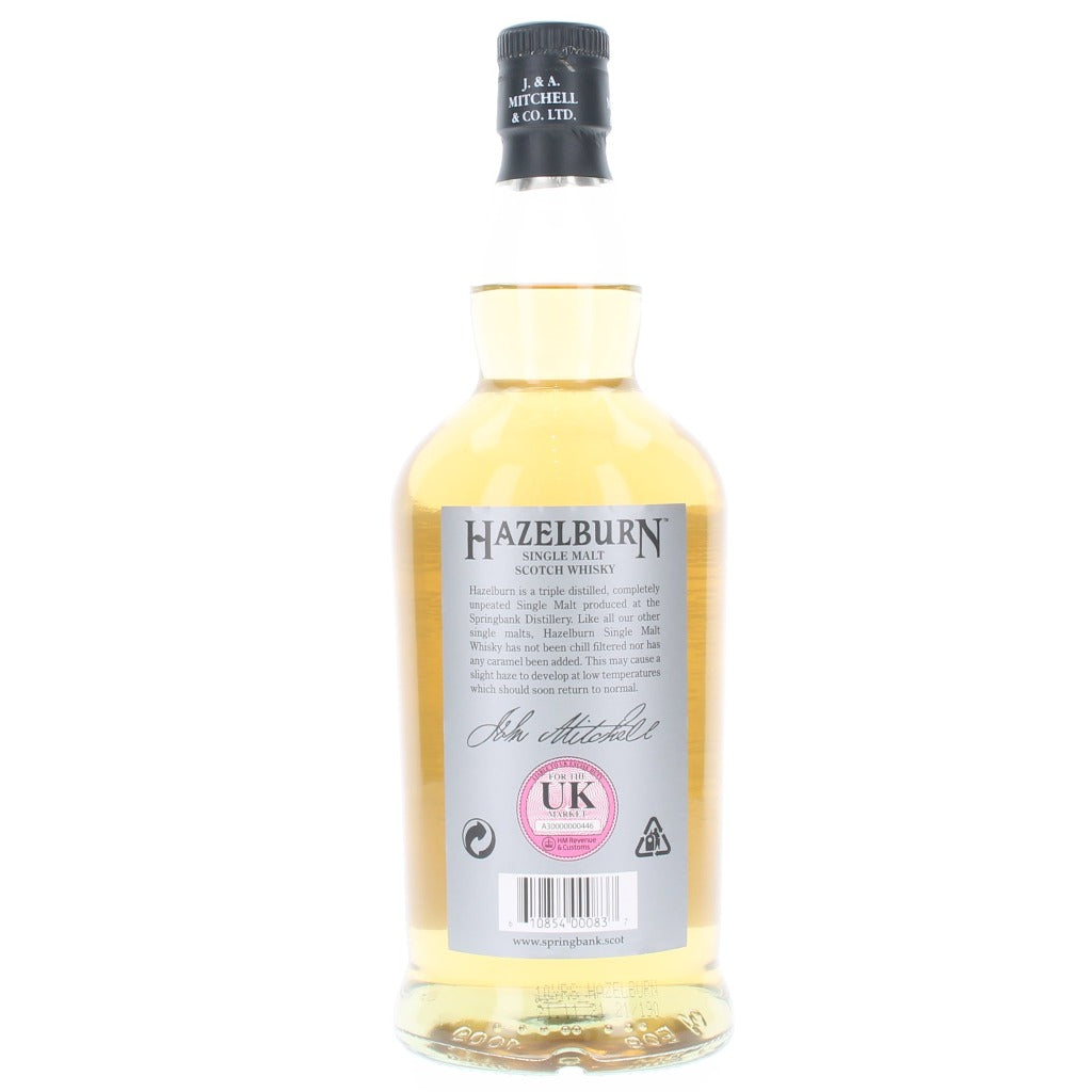 Hazelburn 10 Year Old Single Malt Scotch Whisky - 70cl 46% – The