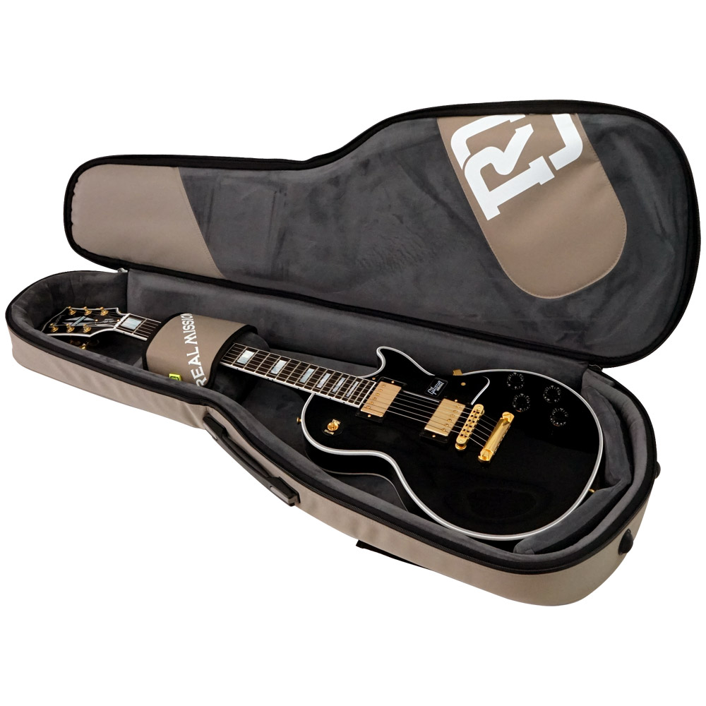 Venus 04-E Beige/Purple 防水 エレキギターケース ギグバッグ | REAL