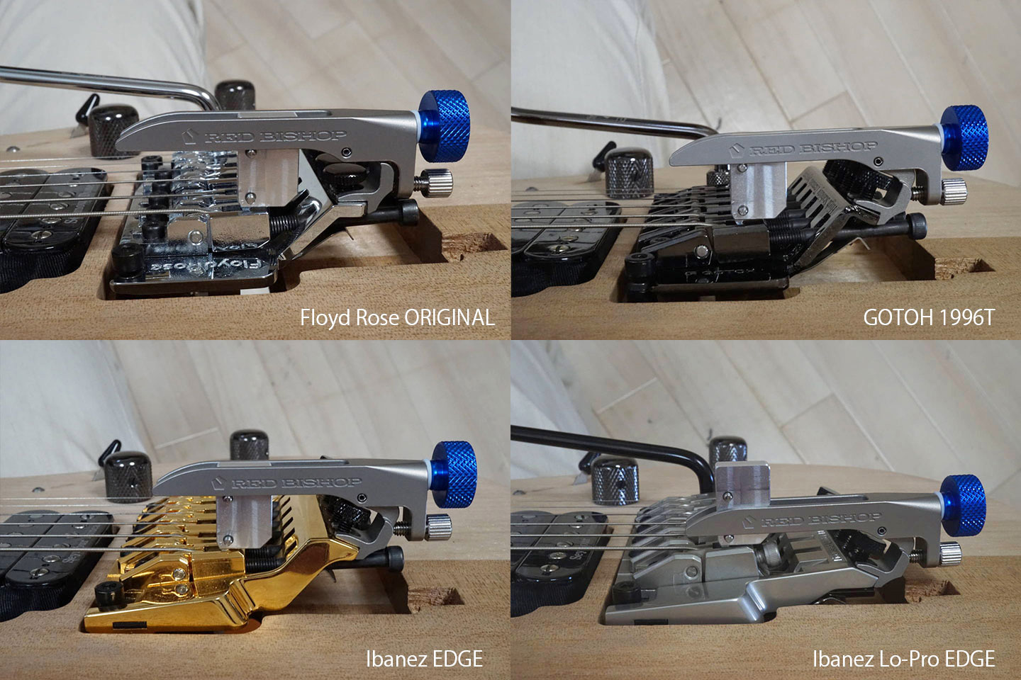 フロイトローズタイプ FERNANDES アクティブ回路 アーム付 新品弦張替