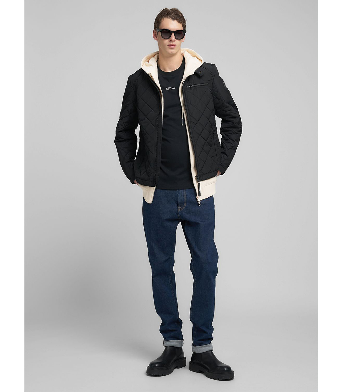 ショートキルティングライダージャケット｜REPLAY リプレイ公式通販サイト