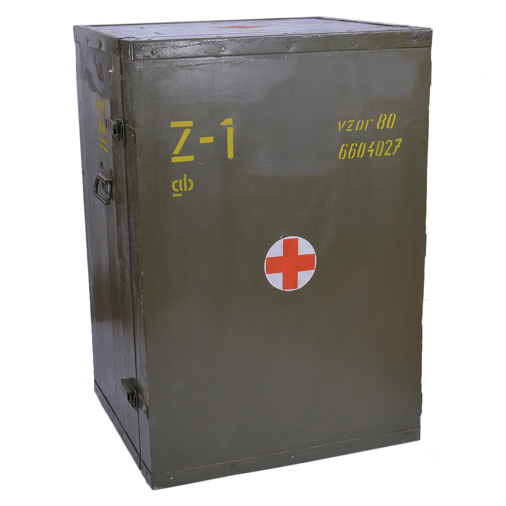 軍放出品チェコ軍 メディカルボックス ミリタリーコンテナ チェコ軍
