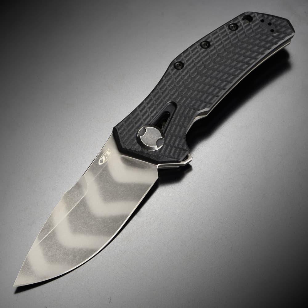 Zero Tolerance 折りたたみナイフ 0308BLKTS タイガーストライプ