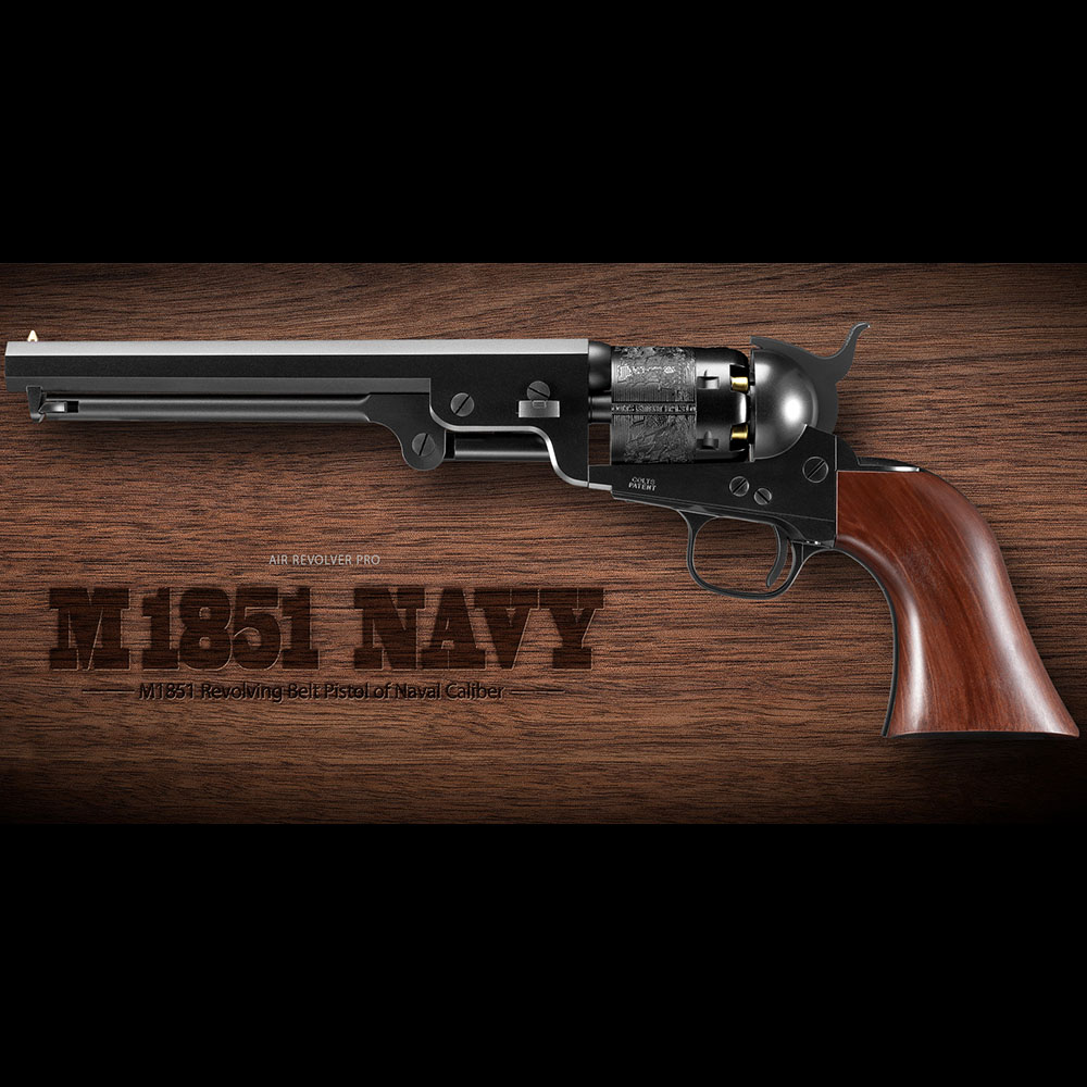 デニックス M1851 ネイビー 木製グリップ デニックス M1851 ネイビー