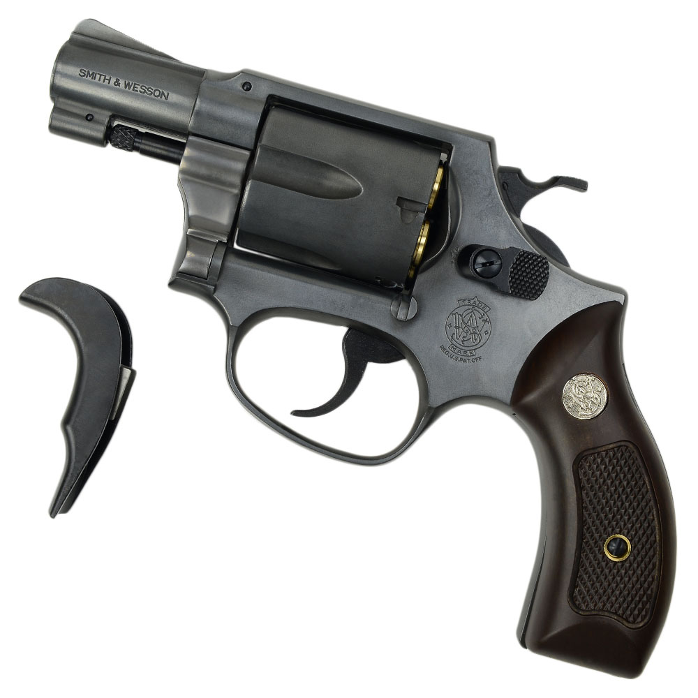 マルシン ガスガン S&W M36 チーフスペシャル 2インチ HW 木目調プラグ