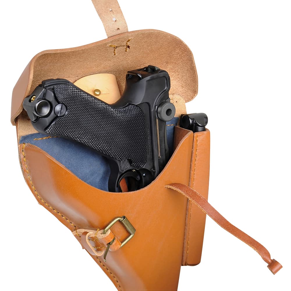 ルガーP08 8インチ用右利きレザーホルスター No.660 ルガーP08 8インチ