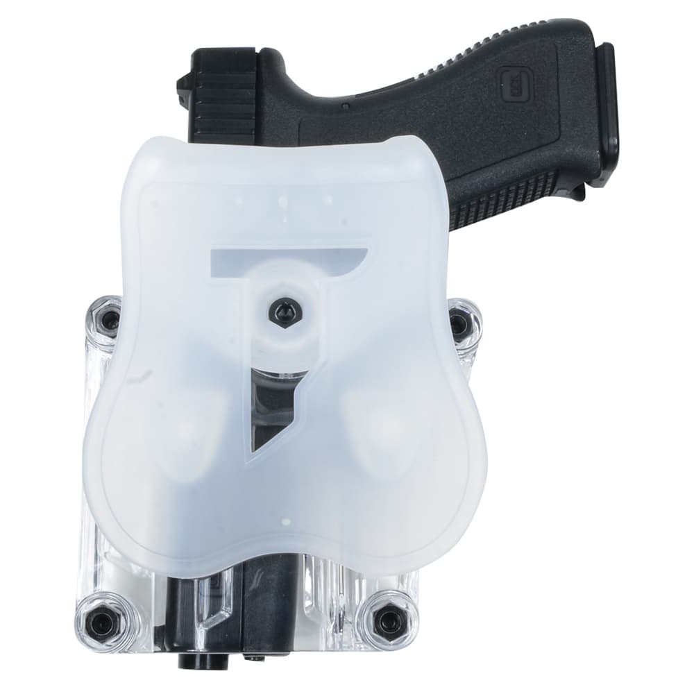CYTAC メガフィットホルスター 右手用 クリアカラー 樹脂製 パドル付き